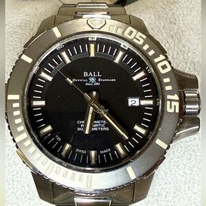Ball Engineering II Hydrocarbon DeepQuest Date Designer Diver Mens Watch.